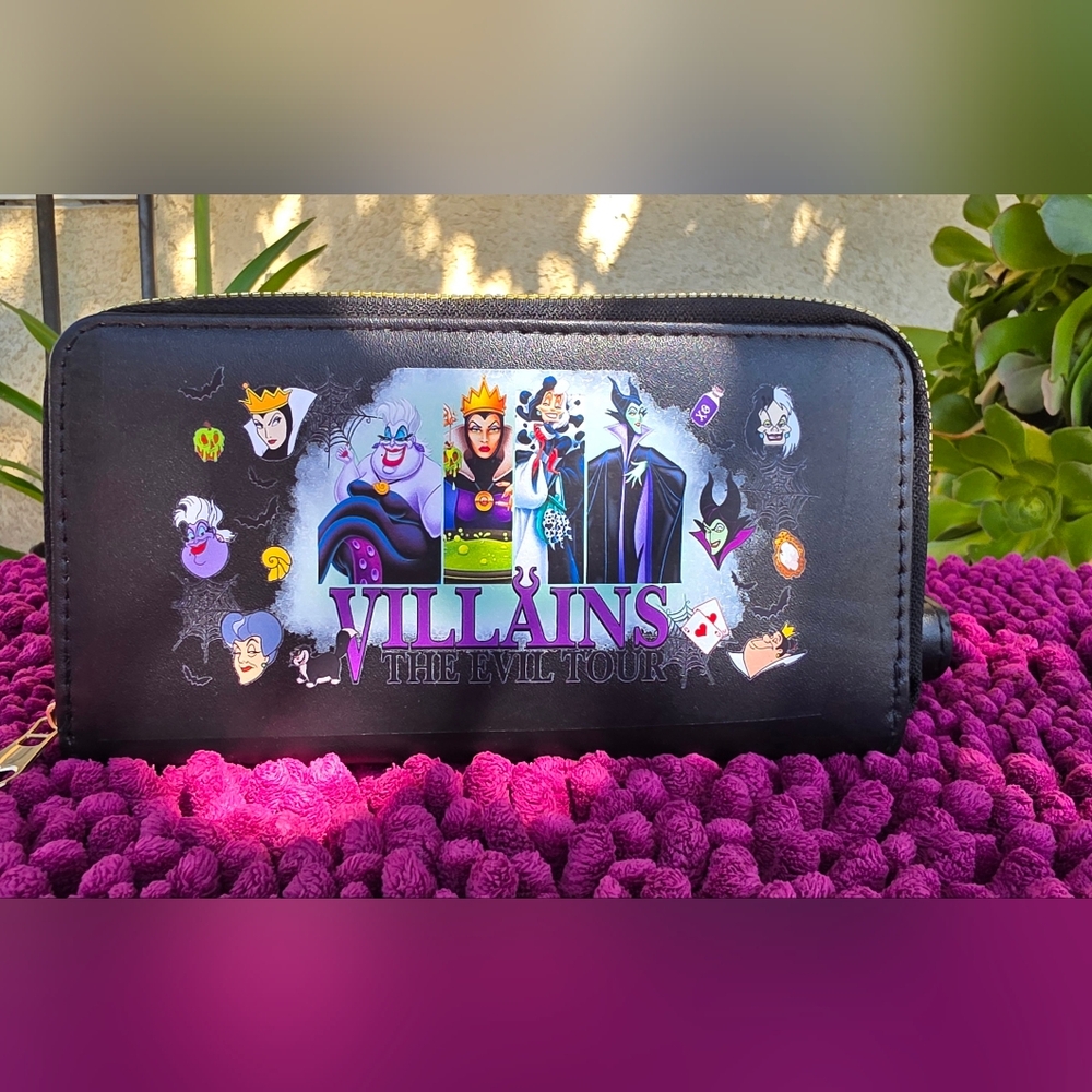 Disney Villains Black Wallet